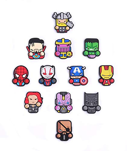 Product Cover Exclusive Avengers Refrigerator Magnets-Marvel Heroes - Set of 12 Marvel Characters-Infinity war