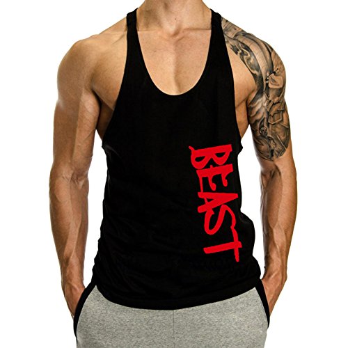 Product Cover InleaderAesthetics Men's Gym Cotton Beast Muscle Stringer Vest