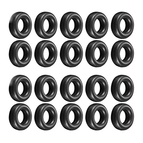Product Cover YR Soft Silicone Eyeglasses Temple Tips Sleeve Retainer, Comfort Anti-Slip Ear Cushions For Sunglasses 10 Pairs-Black