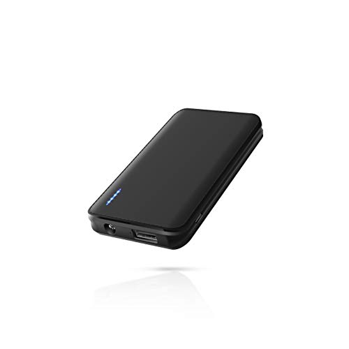 Product Cover Portable Charger, 5V/2.1A 5000mAh Power Bank External Battery Backup Pack, Mini-Sized with Light Compatible with iPhone 11 Pro,11 Pro MAX,11,XS MAX,XS,XR,X,8 Plus,8