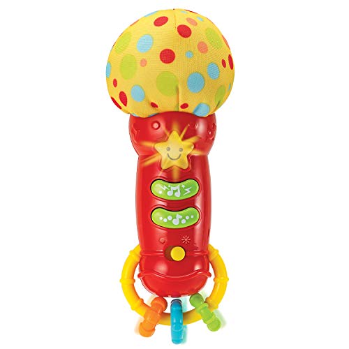 Product Cover Kids Microphone Toy. My First Play Toy Microphone with Sounds and Teethers / Rattle. Battery Operated Toy Microphone for Toddlers and Babies 3 Month Up. New 2018-2019 Model.