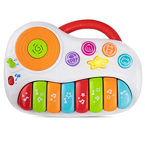 Product Cover Toddler Piano, Baby Piano with DJ Mixer. Baby Musical Instruments for Educational Development. Electronic Play Piano. Kids Keyboard Piano 1 - 5 Years Age
