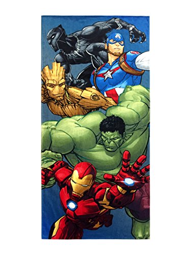 Product Cover Jay Franco Marvel Avengers Infinity War Kids Bath/Pool/Beach Towel - Featuring The Avengers - Super Soft & Absorbent Fade Resistant Cotton Towel, Measures 28 inch x 58 inch (Official Product)