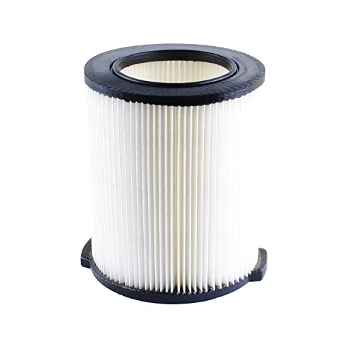 Product Cover VF4000 Replacement Filter for Ridgid 72947 Wet Dry Vac 5 to 20-Gallon 6-9 Gal Husky Craftsman 17816 Vacuum Compatible WD5500 WD0671 RV2400A RV2600B Washable & Reusable Replace Ridgid VF4000 Filter