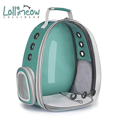 Product Cover Lollimeow Cat Carrier Backpack,Dog Carrier for Small Dogs, Bubble Pet Carrier Airline Approved