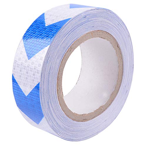 Product Cover Arrow Reflective Tape 2inx50ft Conspicuity Safety Warning Tape Blue and White