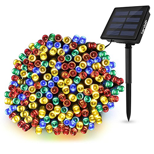 Product Cover Solar lamp for Home Hardoll String Lights 200 LED Decorative Lighting for Garden, Home, Patio, Lawn, Party,Holiday,Indoor,Outdoor, Party Decorations Waterproof(72FT-Multi Color)