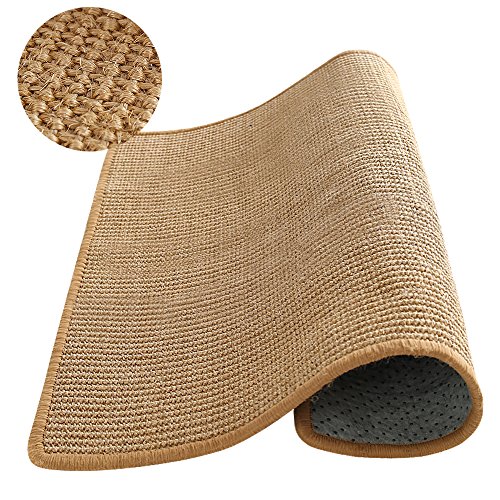 Product Cover M&MKPET Natural Sisal Cat Scratcher Mat,Scratch Pad for Cat Grinding Claws & Protecting Furniture (23.6