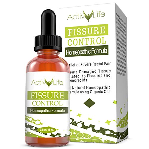Product Cover Anal Fissure and Hemorrhoid Control - Organic Formula for Rapid Relief of Swollen, Itching, or Bleeding Rectal Tissue