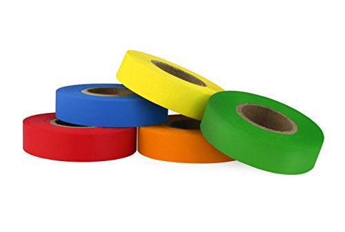 Product Cover ChromaLabel Color-Code Labeling Tape Variety Pack, 5 Assorted Colors, 500 inch Rolls,1/2 inch