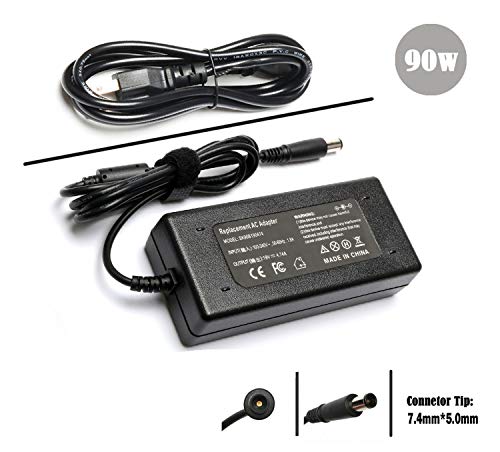 Product Cover 90W Power Supply Cord Charger Adapter for HP Pavilion Dv4 Dv6 Dv7 G50 G60 G60T G61 G62 G72 2000;Elitebook 8460p 8440p 2540p 8470p 2560p 6930p 2570p 8540p ;for Hp Presario 2210B 2510P CQ40 CQ45 Cq50