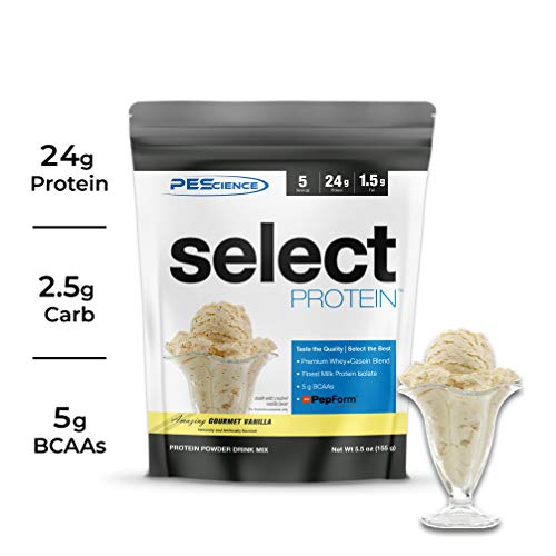 Product Cover PEScience Select Low Carb Protein Powder, Gourmet Vanilla, 5 Serving, Keto Friendly and Gluten Free
