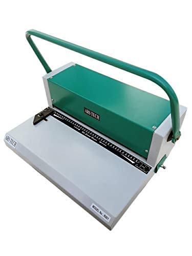 Product Cover Ars tech A4 39 Holes Spiral Binder Machine (White/Green)