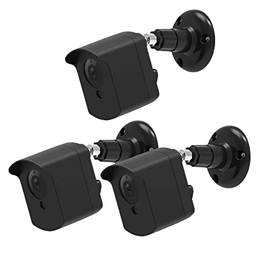 Product Cover Wyze Cam Wall Mount Cover for Wyzecam Ismart Spot, 360 Degrees Protective Adjustable Indoor and Outdoor Wall and Ceiling Mount with Case for Wyze 1080p by, 3 Pack, Black