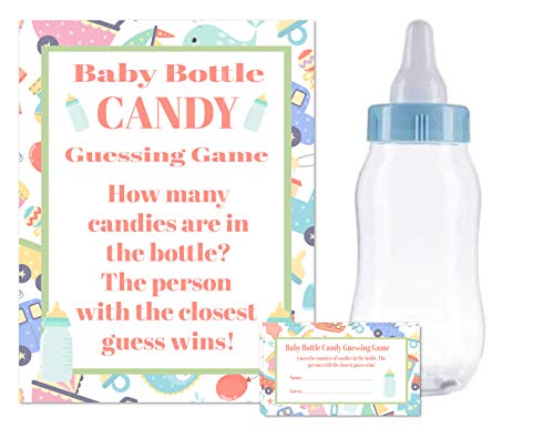 Product Cover Baby Shower Bottle Game Candy Guessing Game with 11