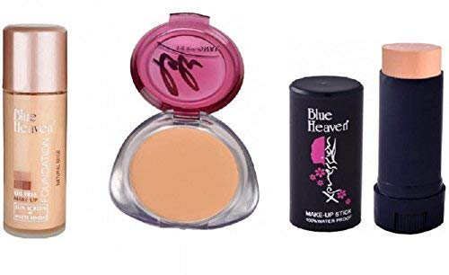Product Cover Blue Heaven Personal Compact Oil-free Foundation with Panstick Concealer - Set of 3