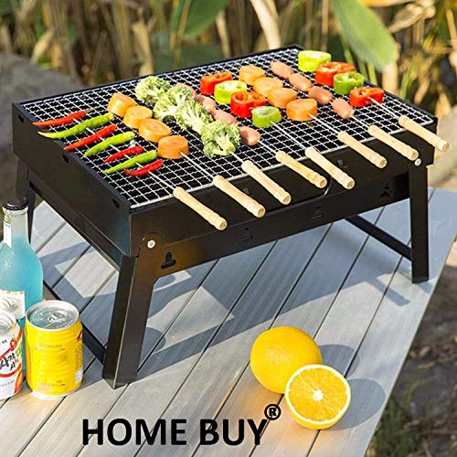 Product Cover Home Buy Small Portable BBQ Briefcase Style Folding Barbecue Grill Toaster Barbeque