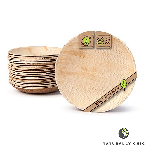Product Cover Naturally Chic Palm Leaf Compostable Plates | 6
