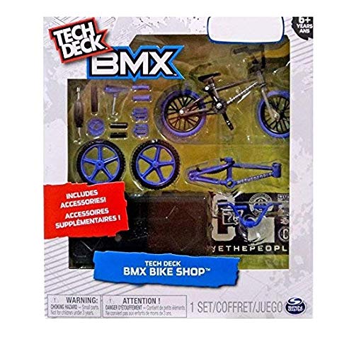 Product Cover Tech Deck BMX Bike Shop with Accessories and Storage Container - Design Your Way Bike Toy - CULT Bikes Design - Purple and Black - For Ages 6 and Up