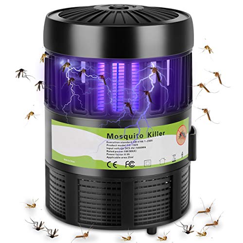 Product Cover RockBirds Mosquito Killer and Bug Zapper, Rockbirds Indoor Electric Fly Trap, Killer Mosquitoes & Bug by LED Light and Non-radiative, Black