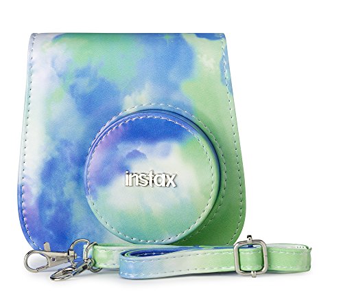 Product Cover Fujifilm Instax Mini 9 Groovy Camera Case - Watercolor Cobalt/Green