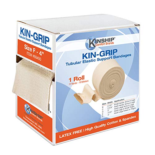 Product Cover Kin-Grip Latex-Free Cotton Spandex Tubular Elastic Support Bandages by Kinship Comfort Brands® (Available in Sizes B,C,D,E,F,G)