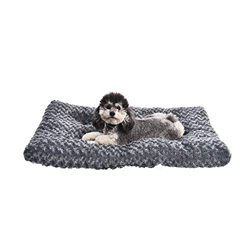 Product Cover AmazonBasics Pet Dog Bed Pad - 35 x 23 x 3 Inch, Grey Swirl