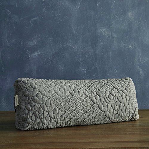 Product Cover Brentwood Home Crystal Cove Yoga Bolster, Buckwheat Fill Rectangular Support Pillow, Made in California