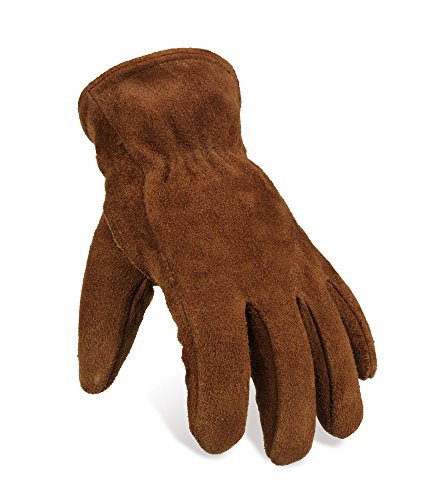 Product Cover OZERO Snow Gloves Cold Proof Leather Winter Insulated Work Glove Thick Thermal Imitation Lambswool - Extra Grip, Flexible and Warm for Working in Cold Weather for Men and Women (Brown,X-Large)