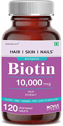 Product Cover Carbamide Forte High Potency Biotin 10000mcg Maximum Strength for Hair Growth - 120 Veg Tablets