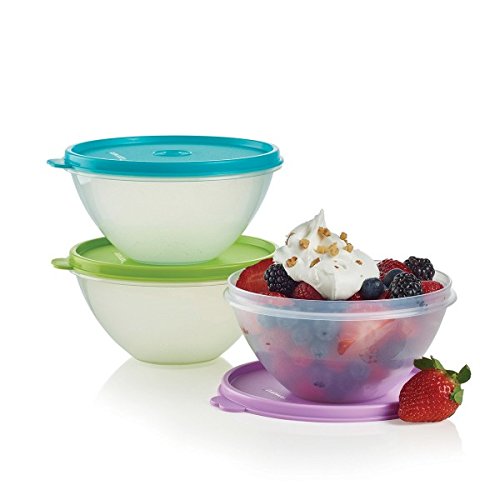 Product Cover New Tupperware Wonderlier Bowl Set 3 in New Colors (Small)