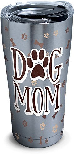 Product Cover Tervis 1301808 Dog Mom Insulated Tumbler, 20 oz Stainless Steel, Silver