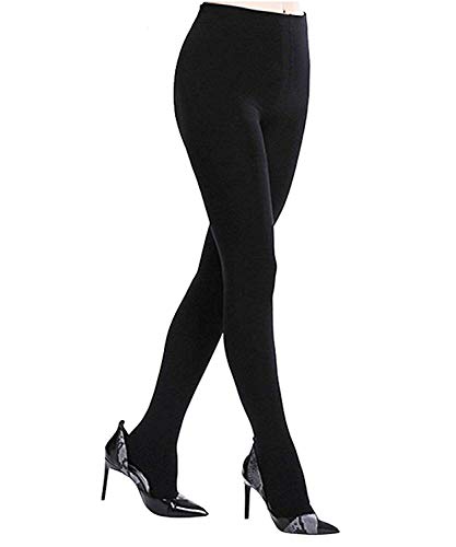 Product Cover PINKIT Womens Black Opaque Pantyhose, 80 Denier, Matte Soft Comfortable Waistband (Almost Non Transparent)