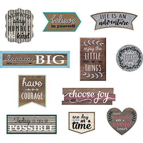 Product Cover Teacher Created Resources Home Sweet Classroom Positive Sayings Clingy Thingies Accents (TCR77875)