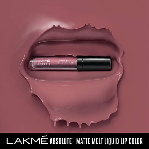 Product Cover Lakme Absolute Matte Melt Liquid Lip Color, Vintage Pink, 6ml