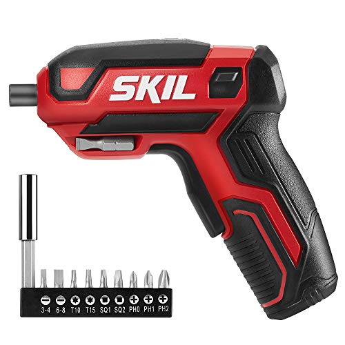 Product Cover SKIL Rechargeable 4V Cordless Screwdriver, Includes 9pcs Bit, 1pc Bit Holder, USB Charging Cable - SD561801