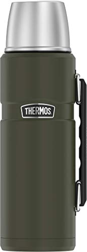 Product Cover Thermos Stainless King 40 Ounce Beverage Bottle, Army Green