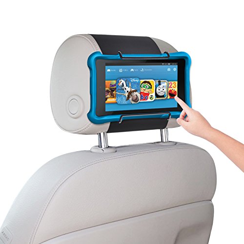 Product Cover Car Headrest Holder WANPOOL Car Headrest Mount for Kindle Fire Tablet 7Inch / Fire HD 8 / Fire HD 10 / Kindle Fire HD 7Inch and Other Tablets, Black