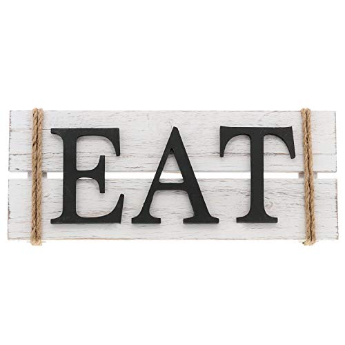 Product Cover Barnyard Designs Eat Wood Wall Art Sign Rustic Primitive Farmhouse Country Kitchen and Home Wall Decor 17
