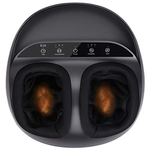 Product Cover RENPHO Shiatsu Foot Massager Machine with Heat, Deep Kneading Therapy, Compression, Relieve Foot Pain from Plantar Fasciitis, Improve Blood Circulation, Fits feet up to Men Size 12 Panel Control