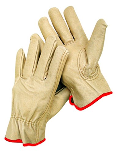 Product Cover SMALL WORK GLOVES 12 PAIR Durable Cowhide Leather for Construction, Industrial & Personal Use. Small to XX Large Sizes Available