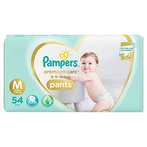 Product Cover Pampers Premium Care Pants Diapers, Medium, 54 Count