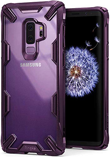 Product Cover Ringke Fusion-X Compatible with Galaxy S9 Plus Case Transparent Military Drop Tested Defense Hard PC Back TPU Bumper Resistant Protection Cover for Galaxy S 9 Plus (2018) - Lilac Purple