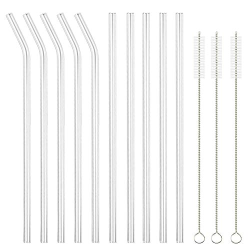 Product Cover Glass Straws Clear 9