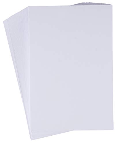 Product Cover Index Cards - 200-Pack 4x6 Heavyweight White Cardstock, 110lb 300GSM Cover Card stock, Unruled Thick Paper, For Flash Note, Postcard, Invitation, Brochure, Marketing Material, Signage, 4 x 6 Inches
