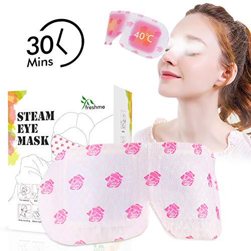 Product Cover Natural Warming Steam Eye Mask for Reducing Eye Stress and Puffy Eyes, Relieving Eyes Fatigue Convenient Sleep Eye Mask for Travel Working Relaxing Women and Men 10 Units/Box