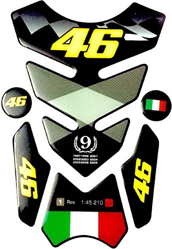Product Cover Traditions Rossi VR46 Racing Tank Sticker/Tank Pad