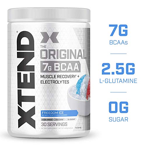 Product Cover XTEND Original BCAA Powder Freedom Ice | Sugar Free Post Workout Muscle Recovery Drink with Amino Acids | 7g BCAAs for Men & Women| 30 Servings