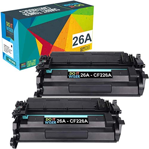 Product Cover Do it Wiser Compatible Toner Cartridge Replacement for HP 26A CF226A 26X CF226X Laserjet Pro M402n M402dn M426 M402d M402dw Laser Jet MFP M426fdw M426fdn M402 M426dw Printer Ink (Black, 2-Pack)
