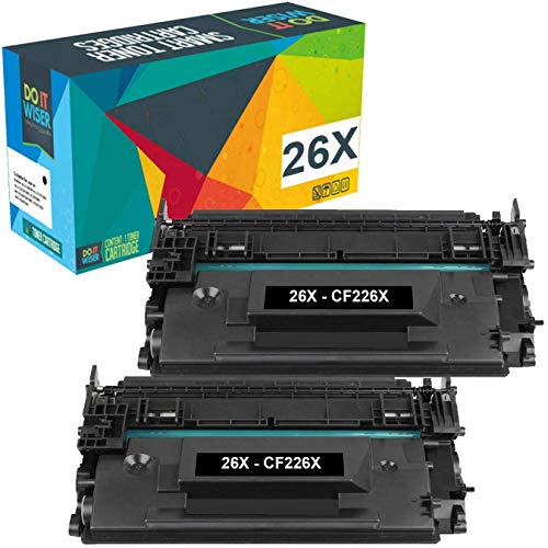 Product Cover Do it Wiser Compatible Toner Cartridge Replacement for HP 26X CF226X 26A CF226A for HP Laserjet Pro M402n M402dn M402dw M402d MFP M426fdw M426dw M426fdn (9,000 Black High Yield, 2-Pack)